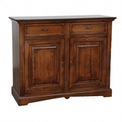 Credenza 2 ante mod goccia noce bassano