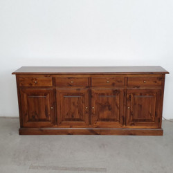 Credenza 4 ante mod martini in legno di pino noce