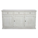 CREDENZA 3 ANTE SHABBY CHIC BIANCO ANTICATO